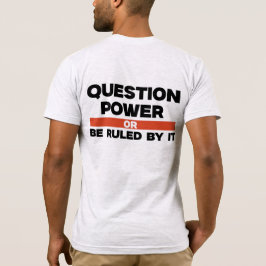 Vraag Power Mannen T-shirt
