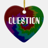 VRAAG REALITEIT KERAMISCH ORNAMENT (Voorkant)