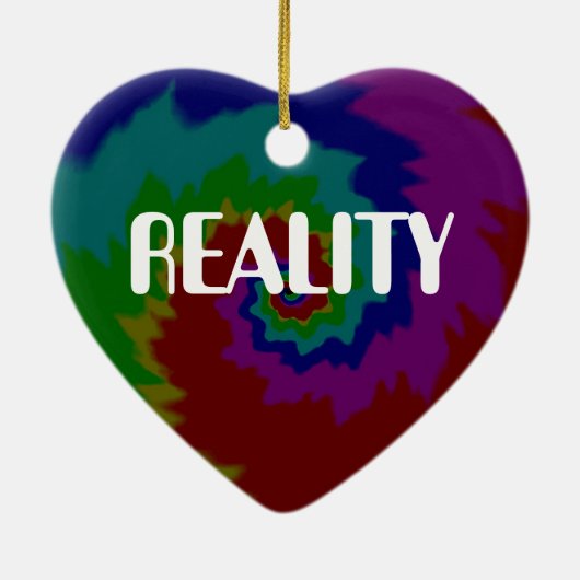 VRAAG REALITEIT KERAMISCH ORNAMENT (Achterkant)