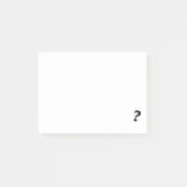 Vraag Teken Blocnote Post-it® Notes (Voorkant)
