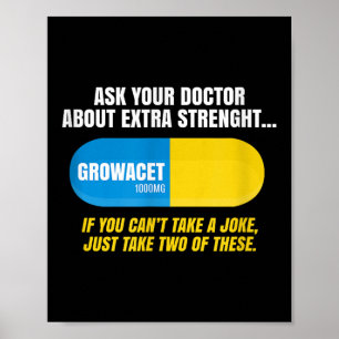 Vraag uw arts om extra kracht bij de groei poster
