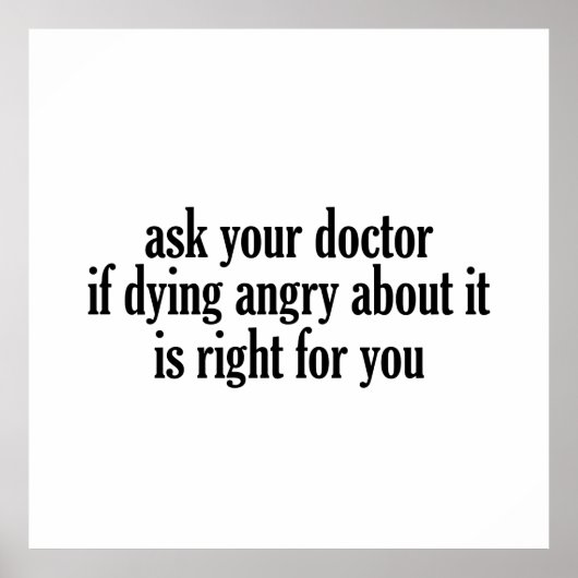 Vraag uw arts poster (Voorkant)