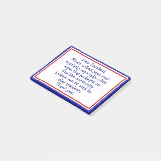 Vraag uw e-mail post-it® notes