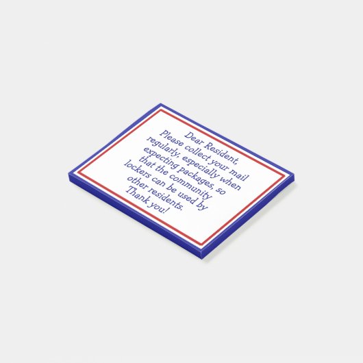 Vraag uw e-mail post-it® notes (Schuin)