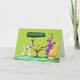 Vraag van de dag kaart