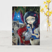 "Vraag van de Nacht" Wenskaart Kaart (Gele Bloem)