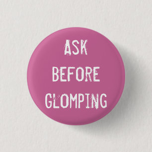 Vraag voordat Glomping Ronde Button 3,2 Cm