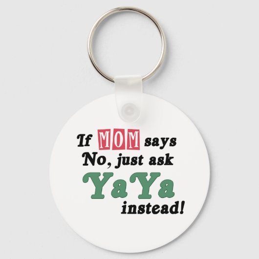 Vraag YaYa gewoon Sleutelhanger (Voorkant)