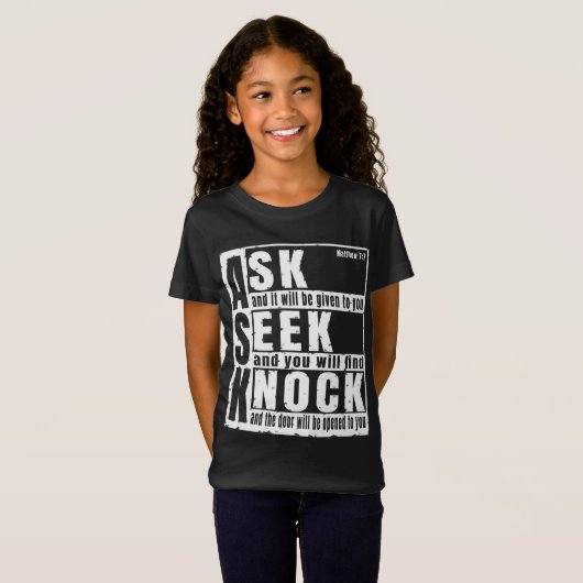 vraag zoek klop T-Shirt (Voorkant volledig)