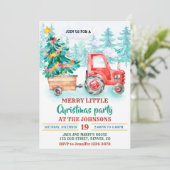 Vraagfeest voor kerstfeestfeest kaart (Staand voorkant)