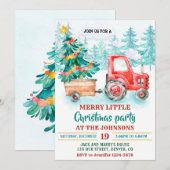 Vraagfeest voor kerstfeestfeest kaart (Voorkant / Achterkant)