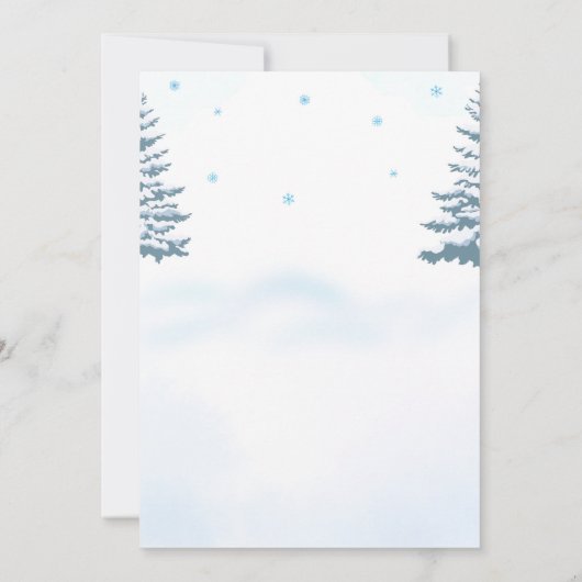 Vraagfeest voor kerstfeestfeest kaart (Achterkant)