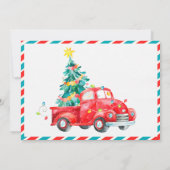 Vraagfeest voor kerstfeestfeest kaart (Achterkant)