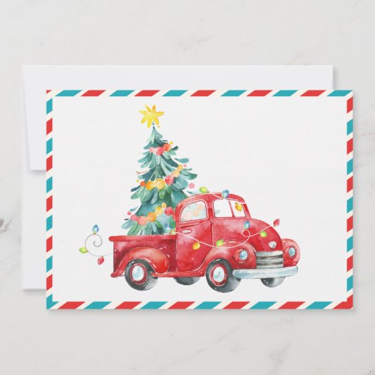 Vraagfeest voor kerstfeestfeest kaart (Achterkant)