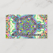 Vraagsteller ( u kunt de woorden wijzigen ) visitekaartje (Voorkant)