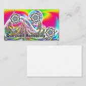 Vraagsteller ( u kunt de woorden wijzigen ) visitekaartje (Voorkant / Achterkant)