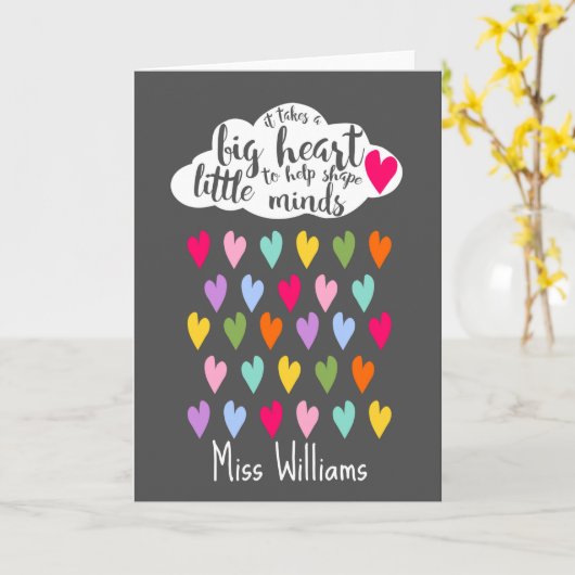 vraagt om een groot hart elke kaart (Gele Bloem)