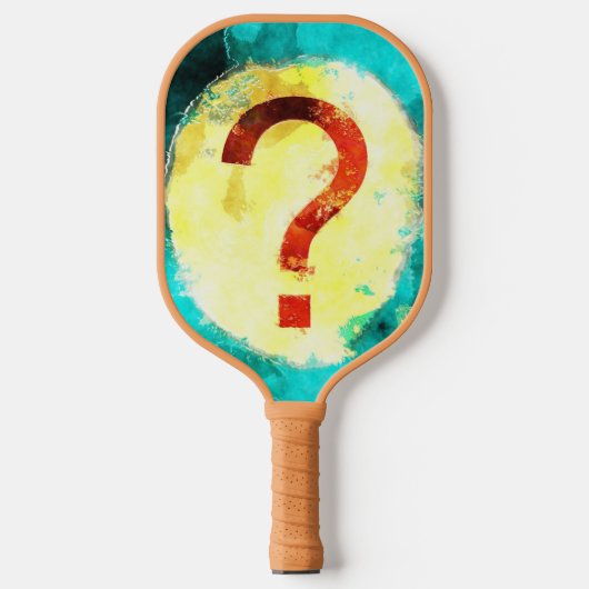 Vraagteken Pickleball Paddle (Voorkant)