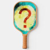 Vraagteken Pickleball Paddle (Achterkant)