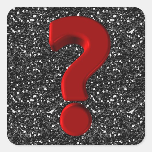 Vraagteken Stickers (Voorkant)