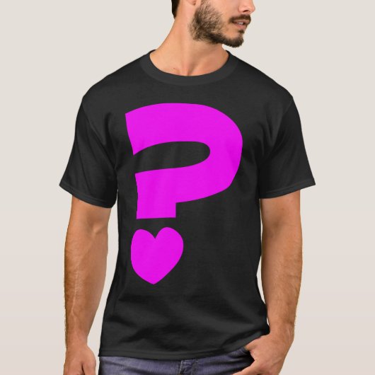 Vraagteken T-shirt (Voorkant)