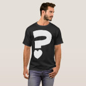 Vraagteken T-shirt (Voorkant volledig)