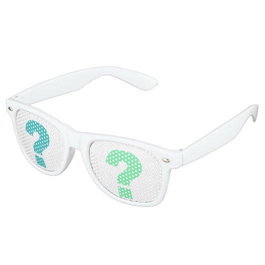 Vraagteken Zonnebril (Gekanteld)