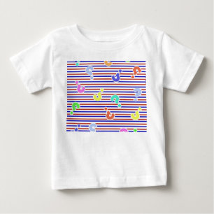 Vraagtekens Funky Strepen Baby Bodypakje