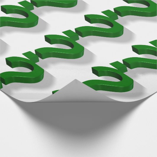 vraagtekensymbool cadeaupapier (Hoek)