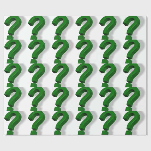 vraagtekensymbool cadeaupapier (Vlak)