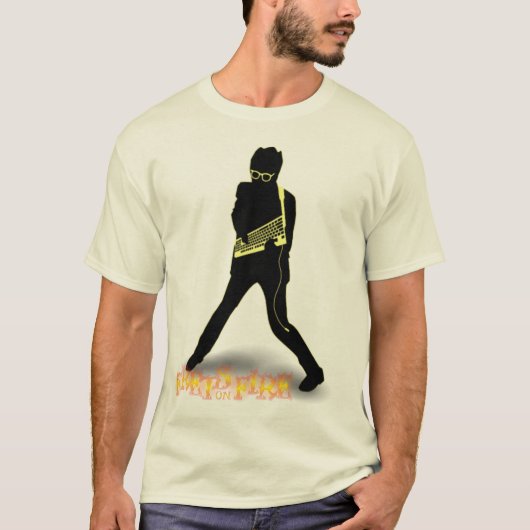 Vracht bij brand t-shirt (Voorkant)