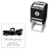  Vrachtadres voor kerstbomen Zelfinktende Stempel (In situ)