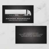 Vrachtauto en aanhangwagen visitekaartje (Voorkant / Achterkant)