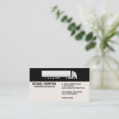 Vrachtauto | Logistiek Transport   Visitekaartje (Staand voorkant)