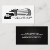 Vrachtauto | Vervoer | Autodiensten Visitekaartje (Voorkant / Achterkant)