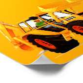 Vrachtbanner voor de bouw van een gigantisch Kind Poster (Hoek)