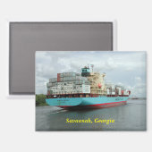 Vrachtcontainer schip magneet (Voorkant / Achterkant)