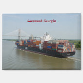 Vrachtcontainer schip magneet (Voorkant)