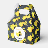 Vrachtdag over vrachtwagenbouw aan voorkant bedankdoosjes (Voorkant Zijde)