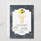 Vrachtdag over vrachtwagenbouw aan voorkant kaart (Voorkant)