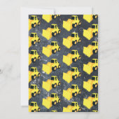 Vrachtdag over vrachtwagenbouw aan voorkant kaart (Achterkant)