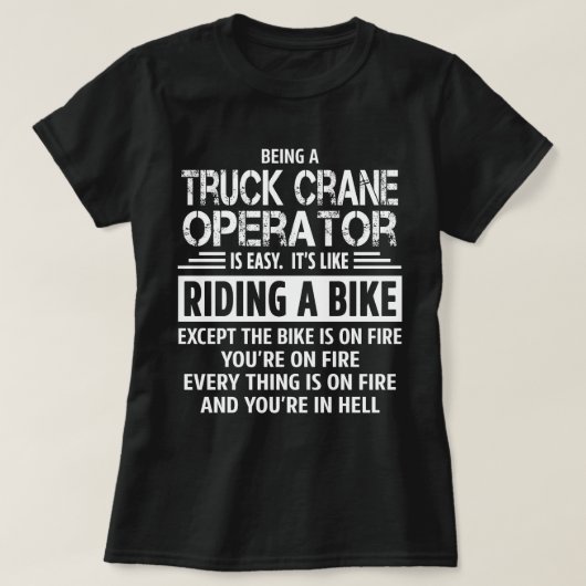 Vrachtkraan T-shirt (Design voorkant)