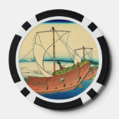 Vrachtschepen 1890 pokerchips (Achterkant)