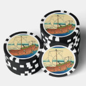 Vrachtschepen 1890 pokerchips (Opstapeling)