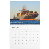 Vrachtschepen 2027 kalender (Mar 2027)