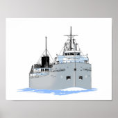 vrachtschip de Grote Meren St. Marys Challenger Poster (Voorkant)