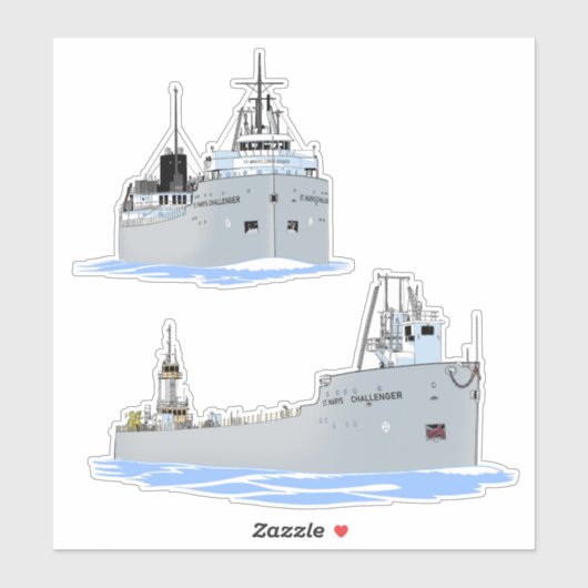 vrachtschip de Grote Meren St Marys Challenger Sticker (Vel)