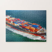 Vrachtschip Legpuzzel (Horizontaal)