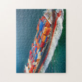 Vrachtschip Legpuzzel (Verticaal)