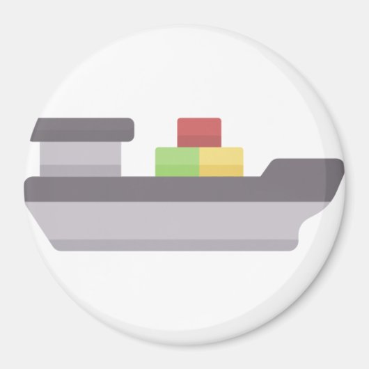 vrachtschip magneet (Voorkant)